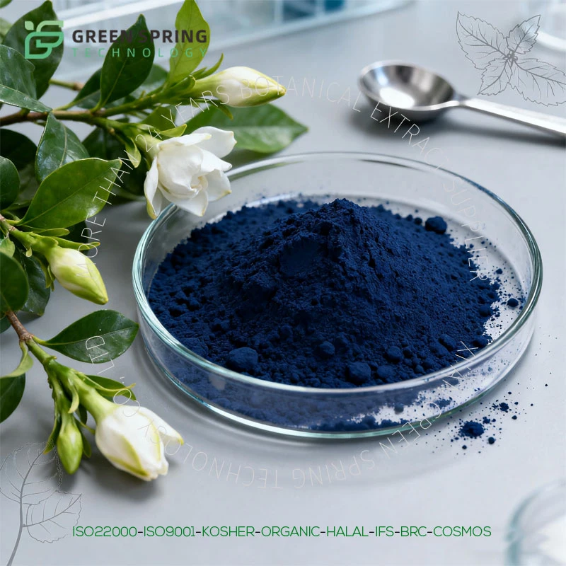 Pols de pigment blau de gardenia